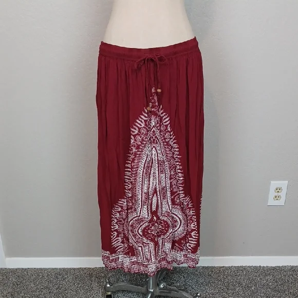 Gypsie Blu Indian Boho Maxi Skirt Size XL - Picture 1 of 7